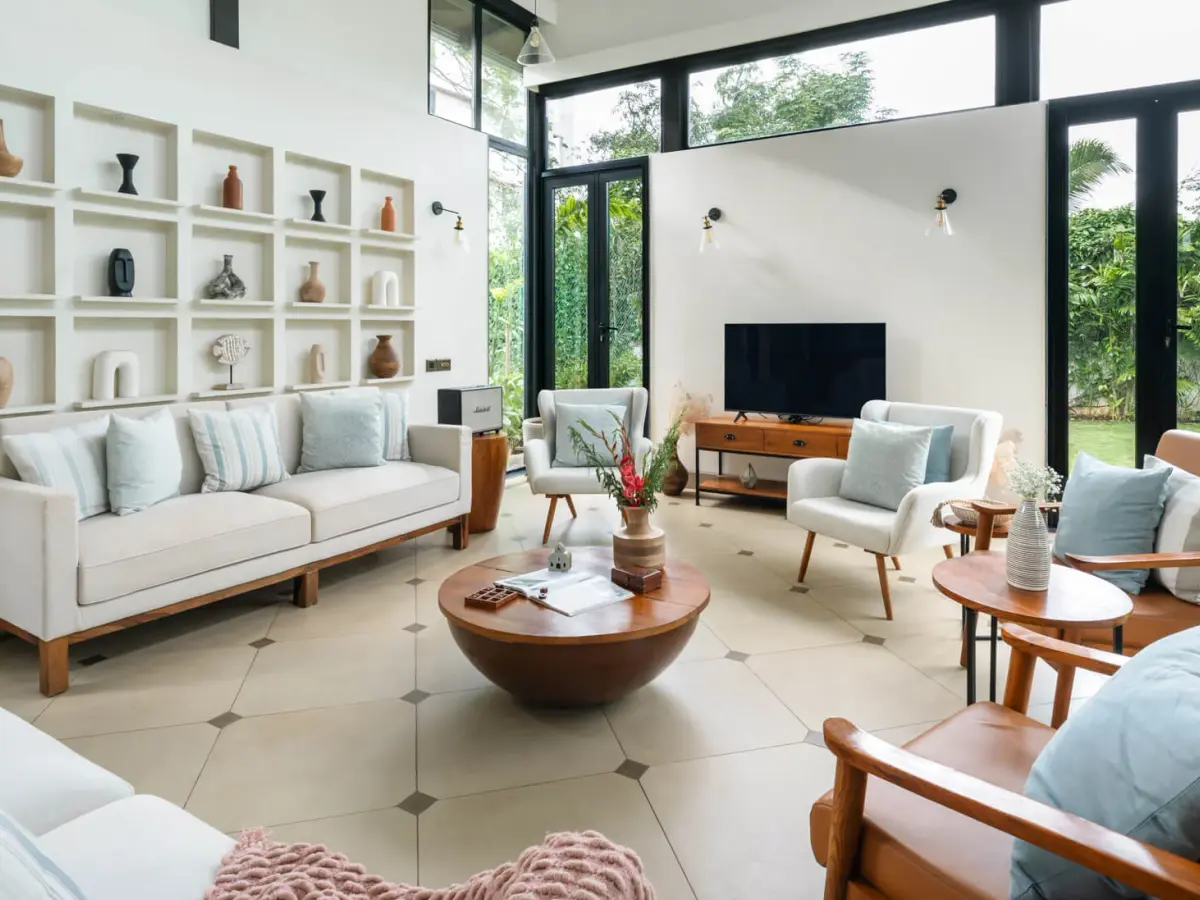 Private Living Area | Villa In Alibaug - Siena Villa B