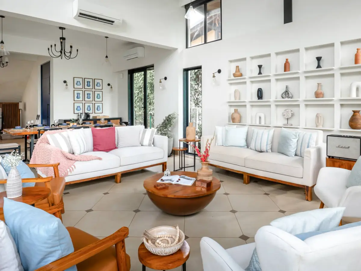 Living & Dining | Luxury Rental by Lohono Stays | Siena Villa B