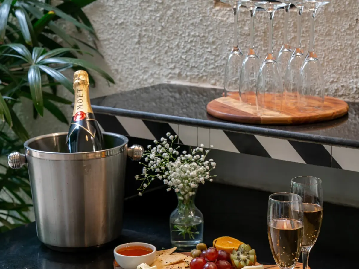 Outdoor Bar | Siena Villa B by Lohono Stays