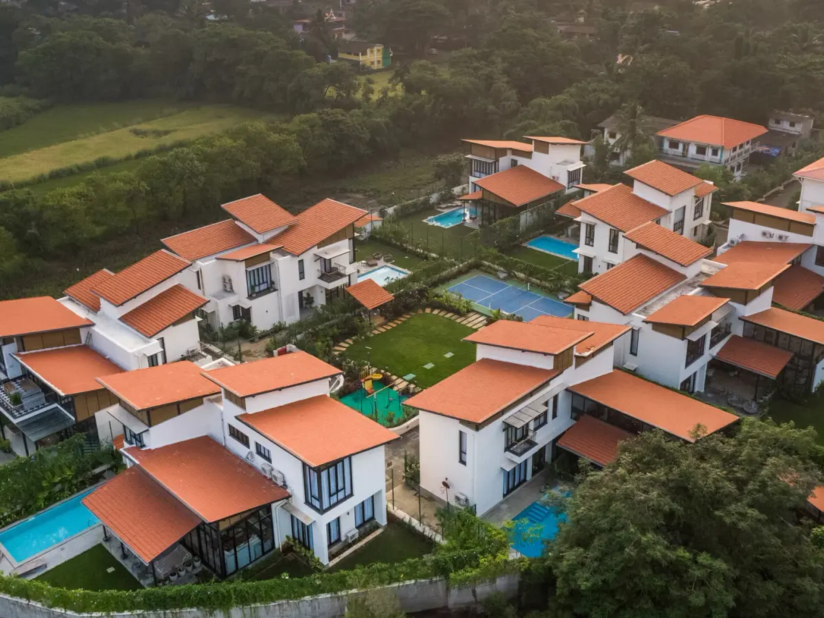 Aeriel Vaddo View | Siena Villa B by Lohono Stays