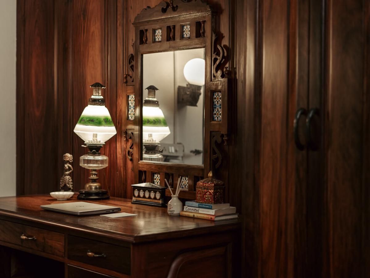 Bedroom 1 Study Table | Valora Estate by Lohono Stays
