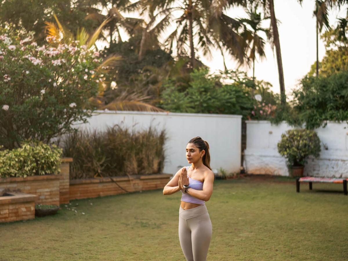 Yoga Practice | Villa In Alibaug | Villa Amber | Lohono Stays