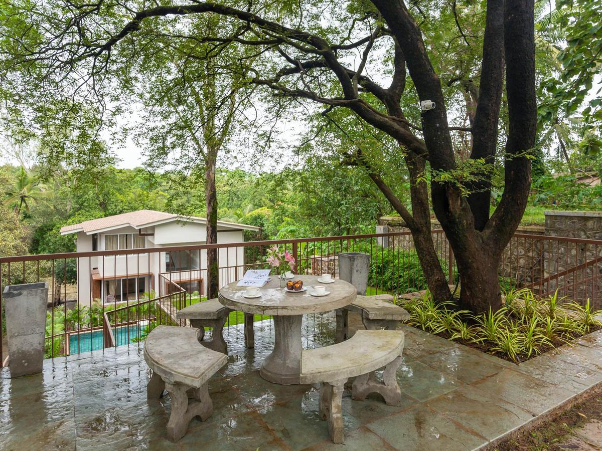 Villa Athini - Garden seating