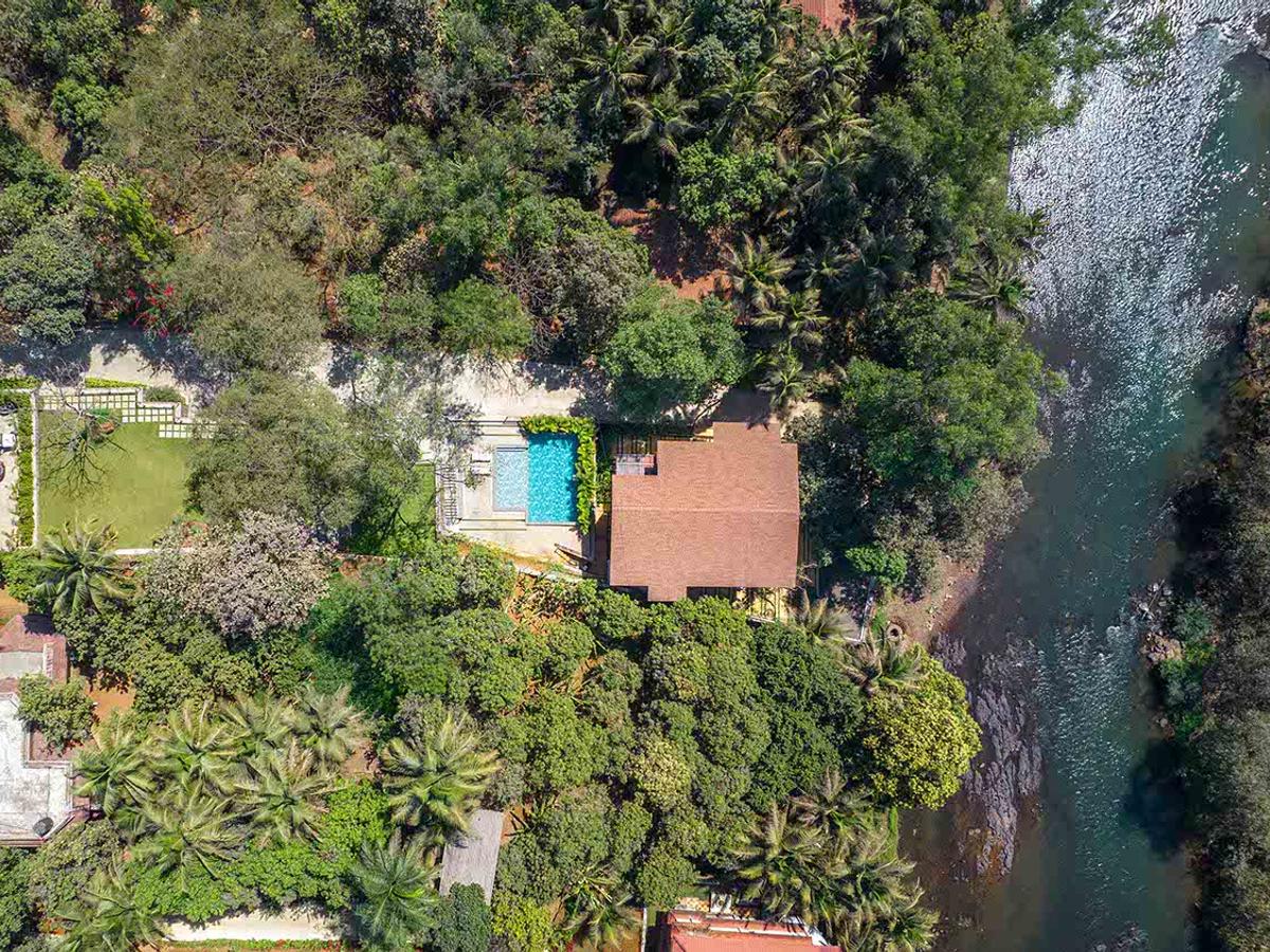 Villa Athini - Ariel View