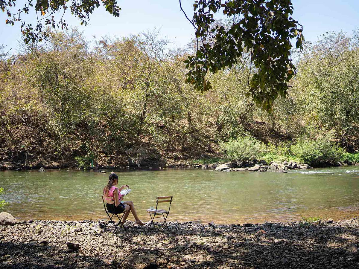 Villa Athini - Riverside Seating1