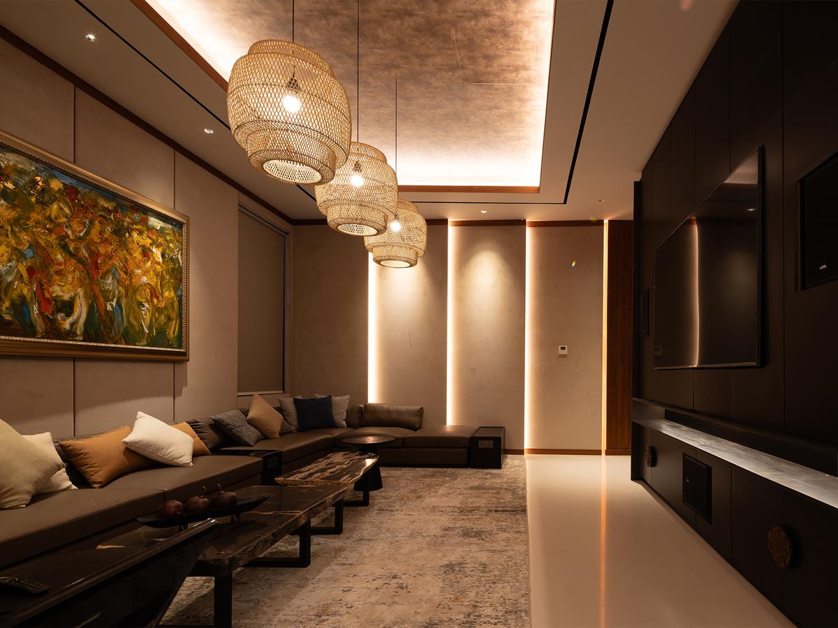 Villa BIE - State-of-the-art media room