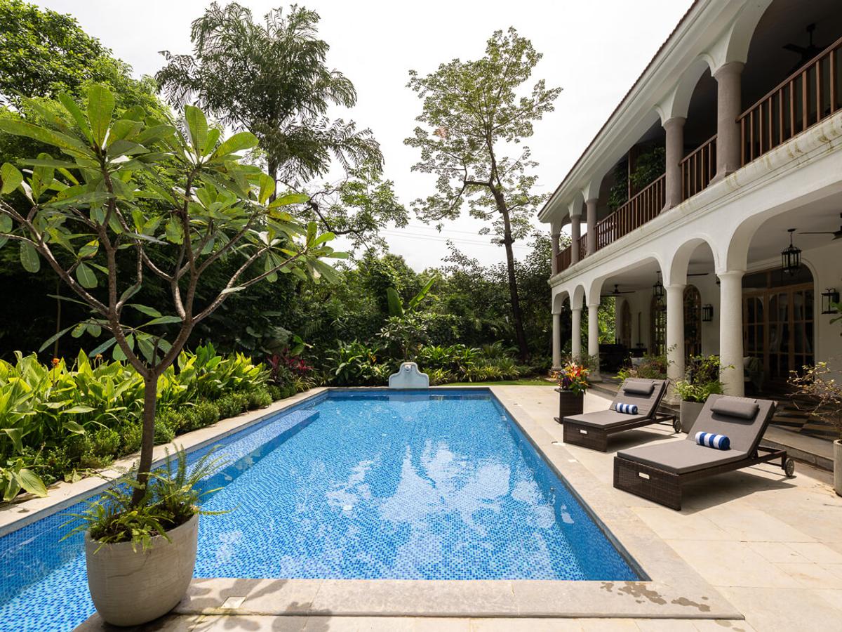 Pool Area | Villa Floresta by Lohono Stays