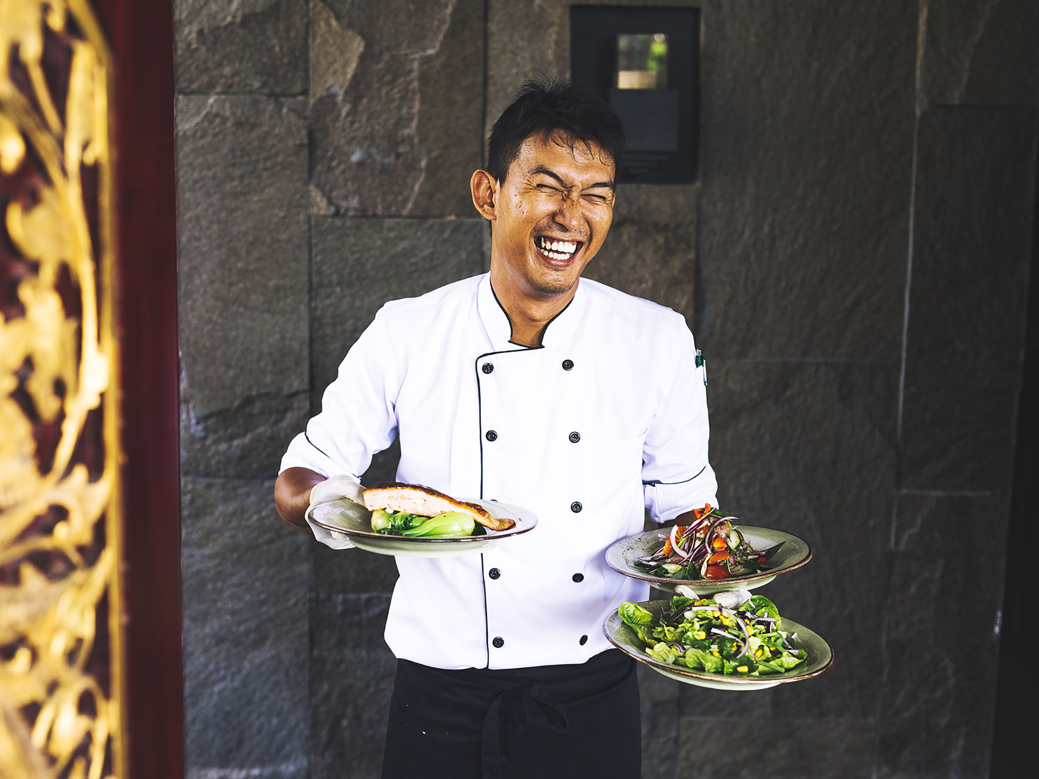 Villa Kayajiwa - Our happy chef