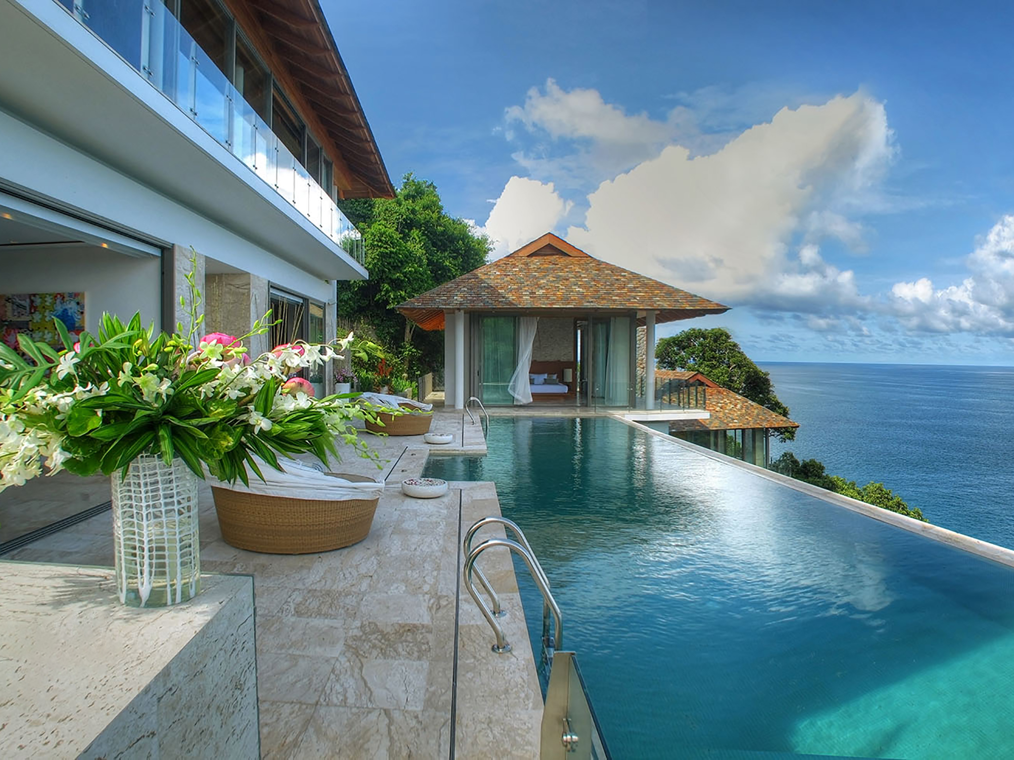 Villa Minh - From the pool edge