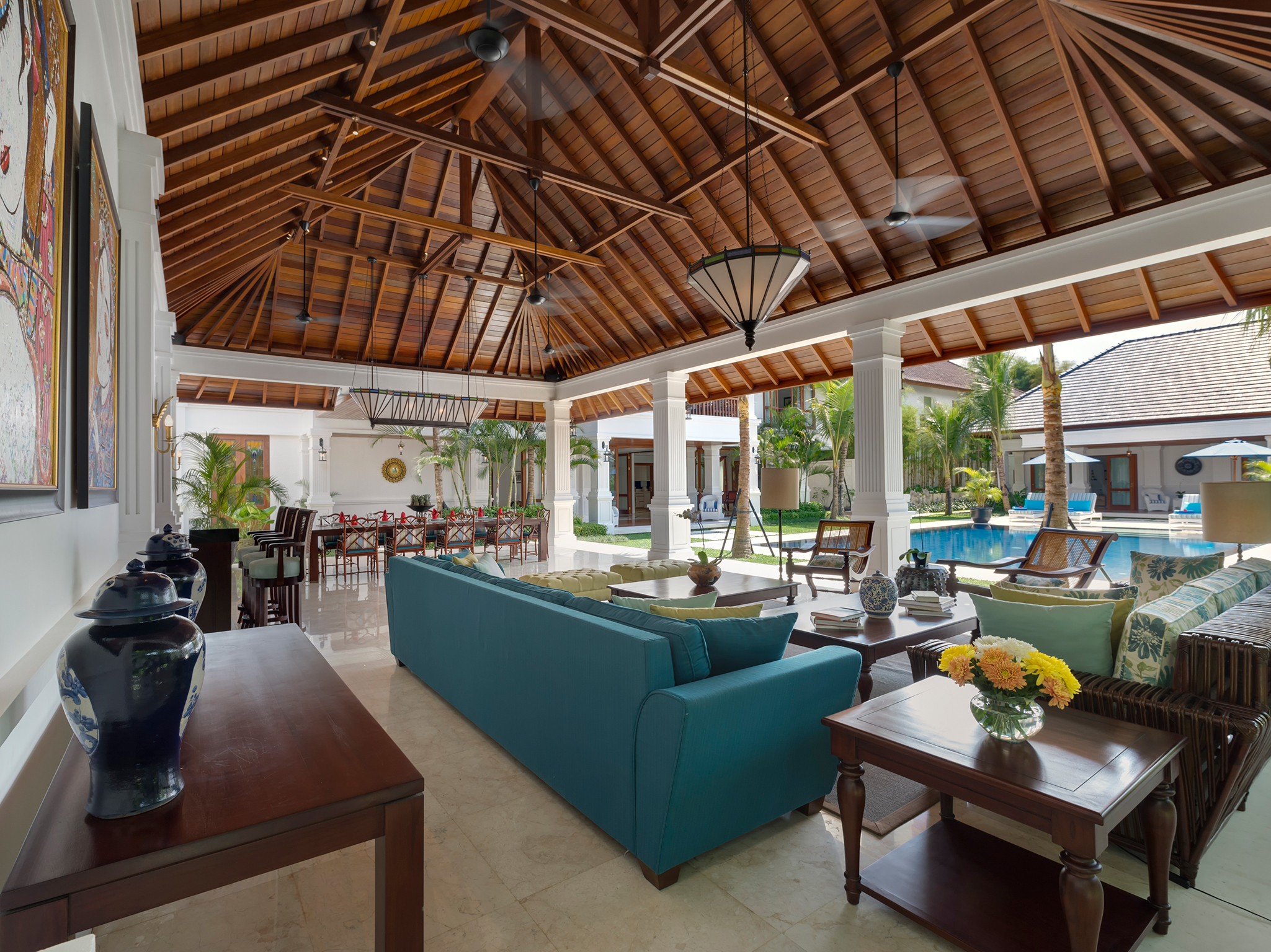 Villa Windu Asri - Grand living pavilion