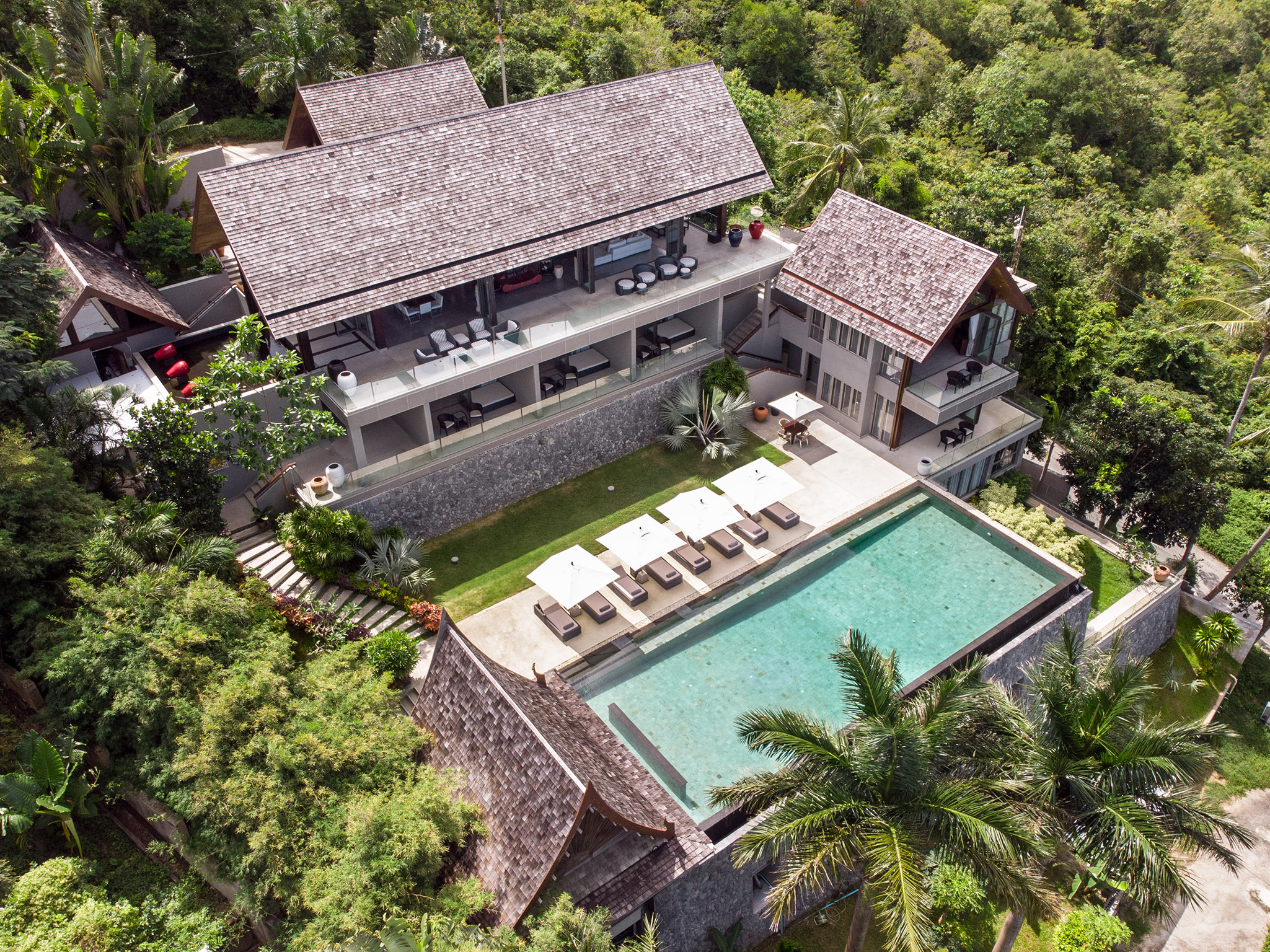Villa Suralai - Aerial shot